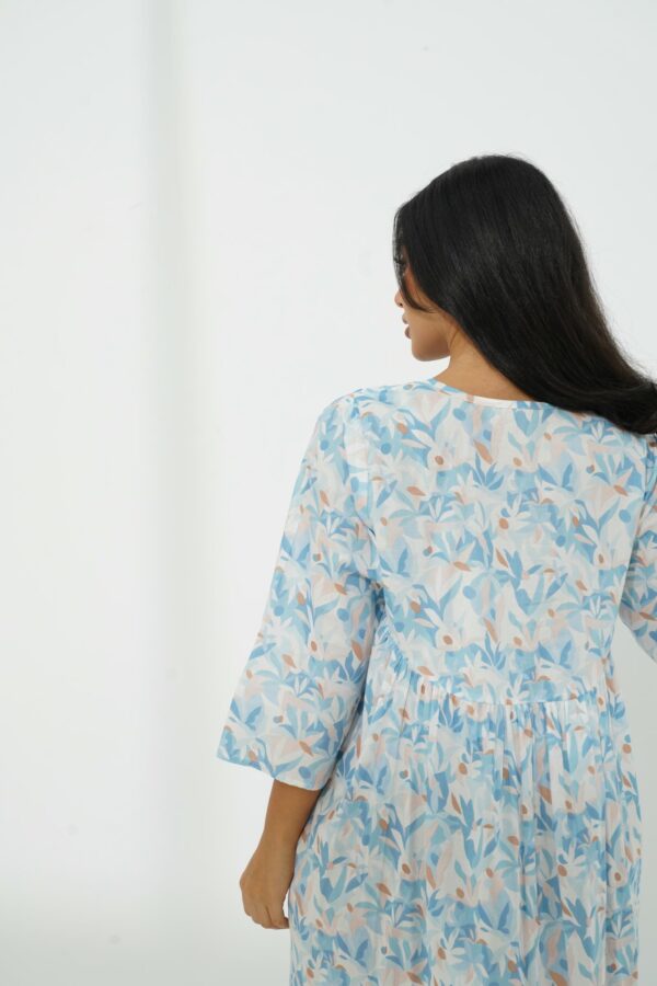 DSC09080 Cotton Jalabiya with Exquisite Beadwork