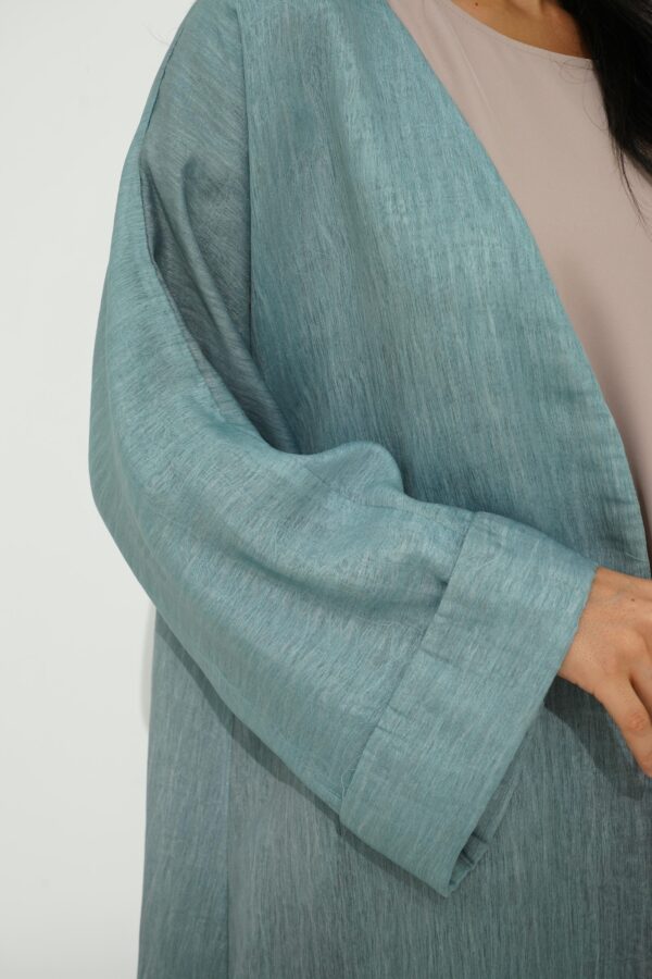 DSC09261 Organza Abaya with Matching Scarf