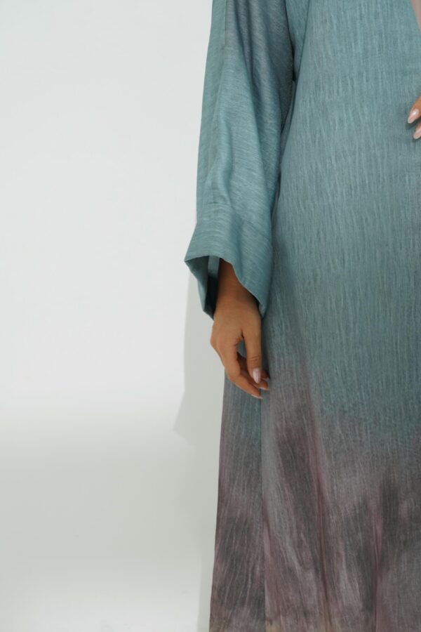 DSC09262 Organza Abaya with Matching Scarf