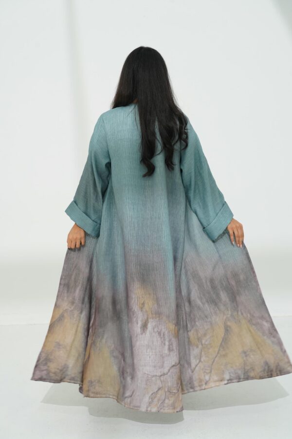 DSC09270 Organza Abaya with Matching Scarf