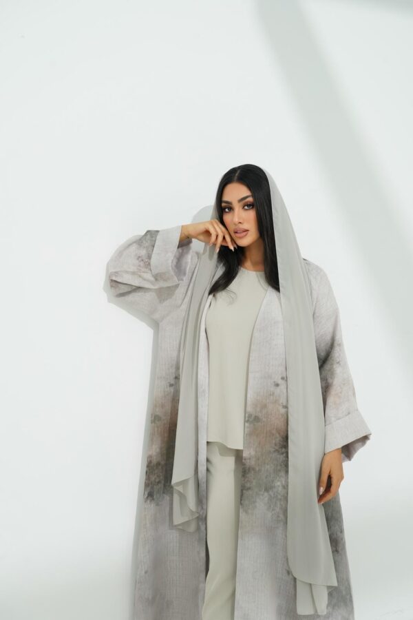 IMG_0879 Organza Abaya with Matching Scarf