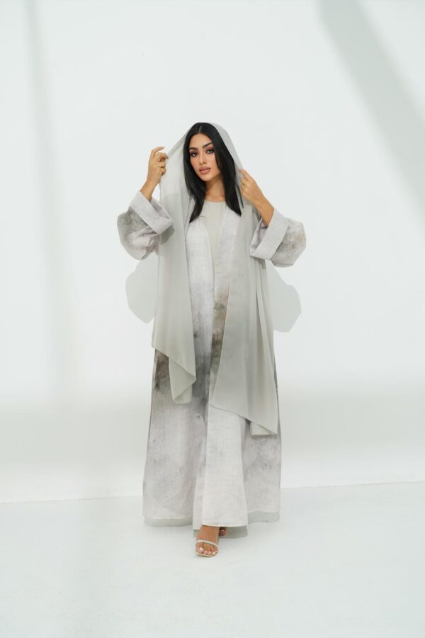 IMG_0884 Organza Abaya with Matching Scarf