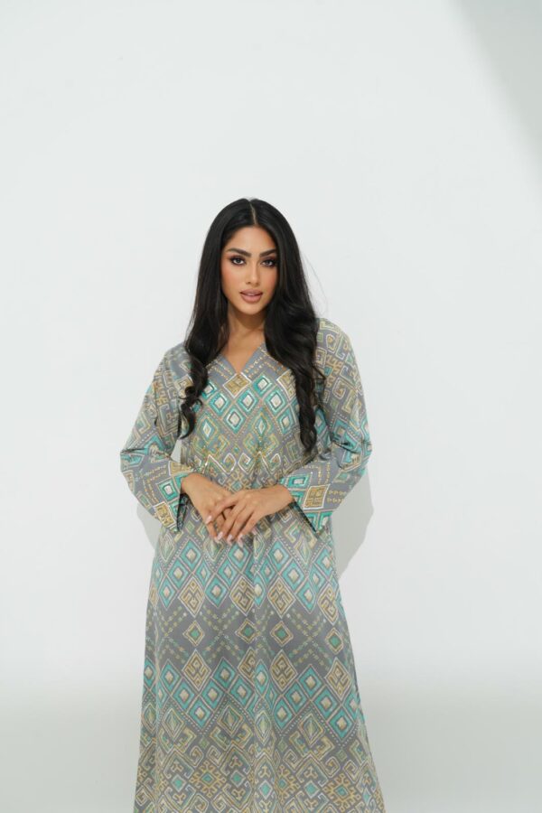 IMG_0898 Cotton Jalabiya with Exquisite Beadwork