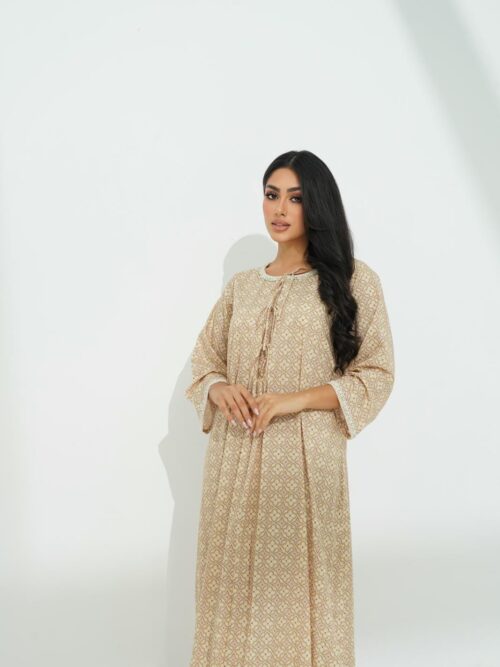 IMG_0924 Cotton Jalabiya with simple Beadwork