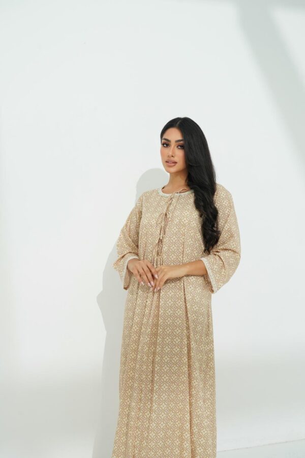 IMG_0924 Cotton Jalabiya with simple Beadwork