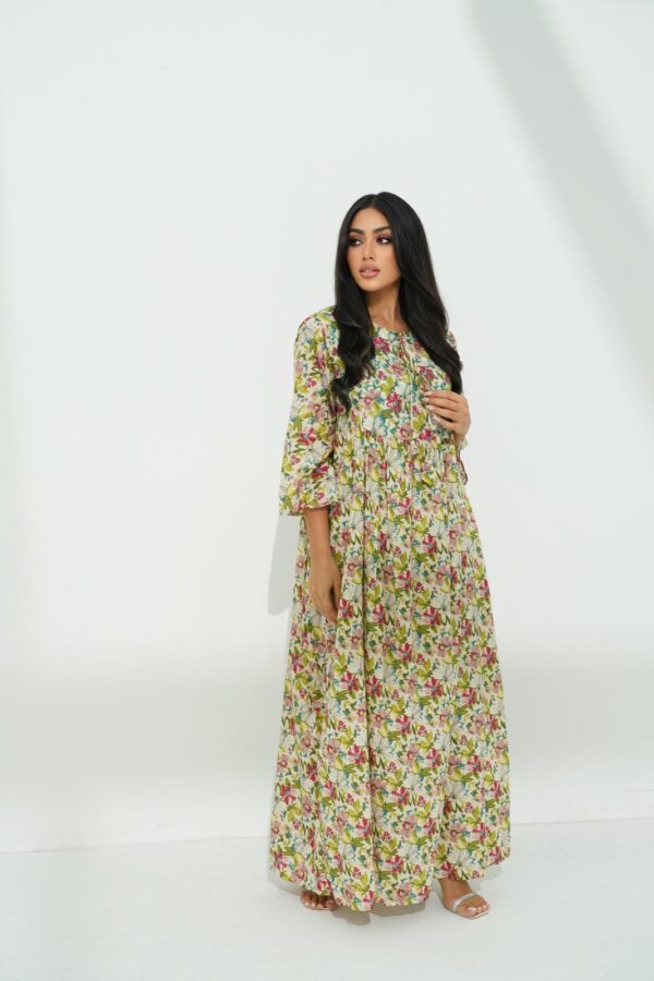 IMG_0943 Cotton Jalabiya with Exquisite Beadwork