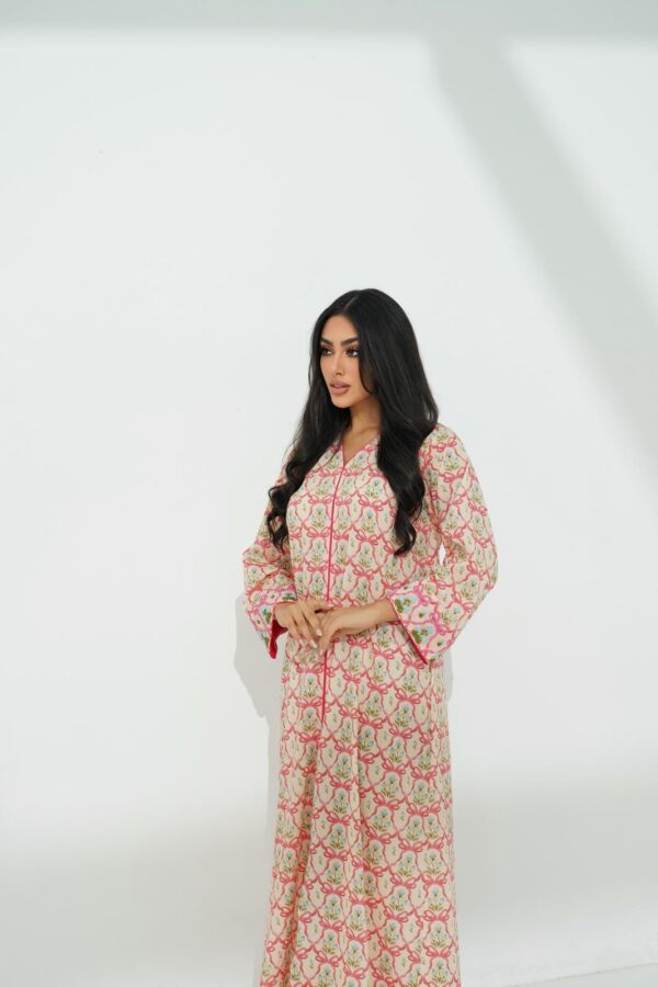 IMG_0945 Cotton Jalabiya with Simple Beadwork