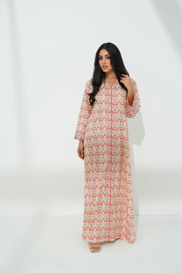 IMG_0947 Cotton Jalabiya with Simple Beadwork