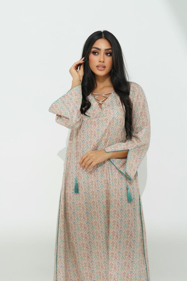 IMG_0895 Cotton Jalabiya with Exquisite Beadwork