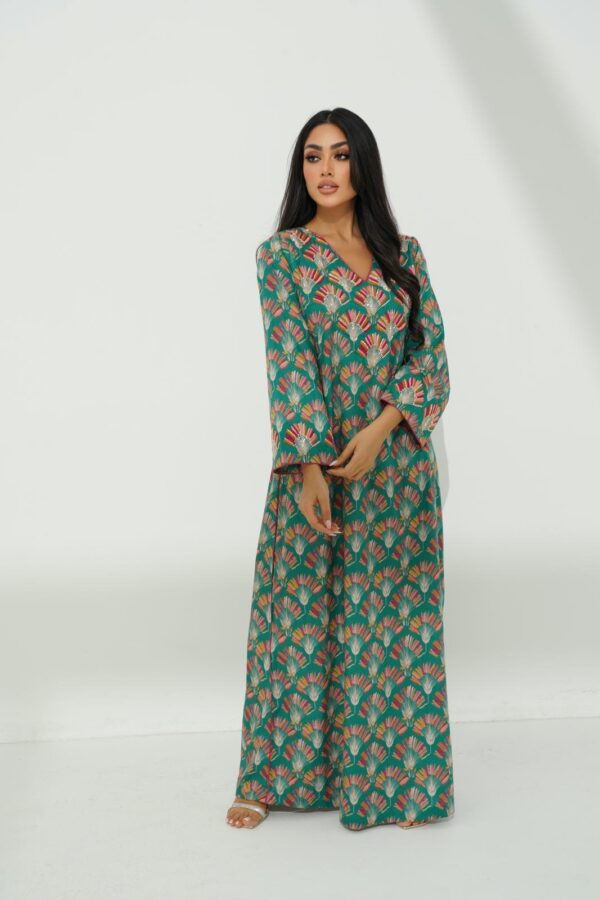 IMG_0931 Cotton Jalabiya with Exquisite Beadwork