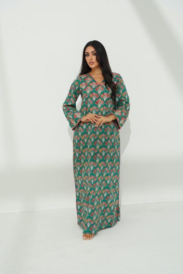 IMG_0932 Cotton Jalabiya with Exquisite Beadwork