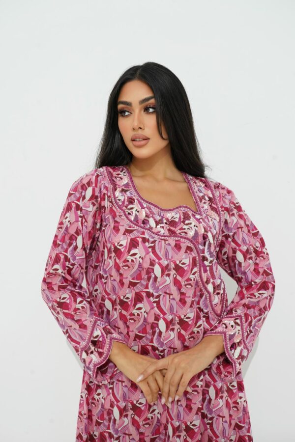 IMG_0949 Cotton Jalabiya with Exquisite Beadwork