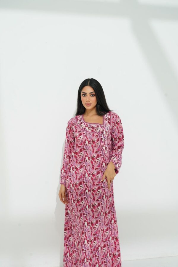 IMG_0953 Cotton Jalabiya with Exquisite Beadwork