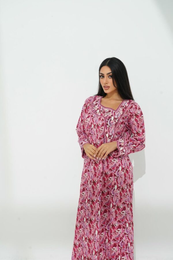 IMG_0954 Cotton Jalabiya with Exquisite Beadwork