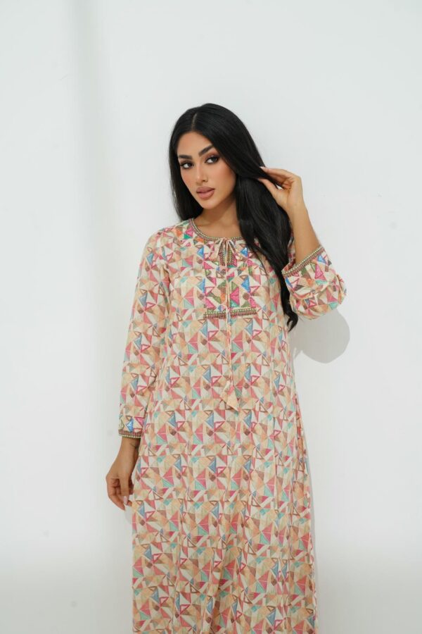 IMG_0973 Cotton Jalabiya with Exquisite Beadwork